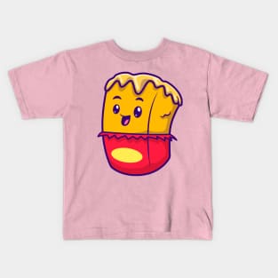 Cute Butter Character Cartoon Kids T-Shirt